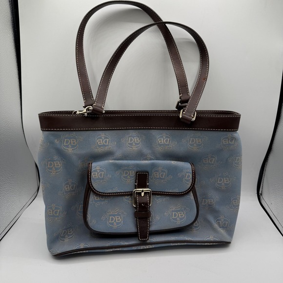 Dooney & Bourke Handbags - Dooney & Bourke Shoulder Bag Womens Monogram DL57C X8 Pouch Wallet Set Purse